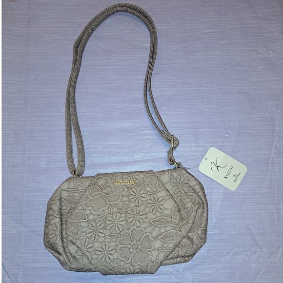 Koltov Reese Mini Crossbody Bag with Adjustable Strap Pale Plum or Mauve Color - Picture 6 of 12